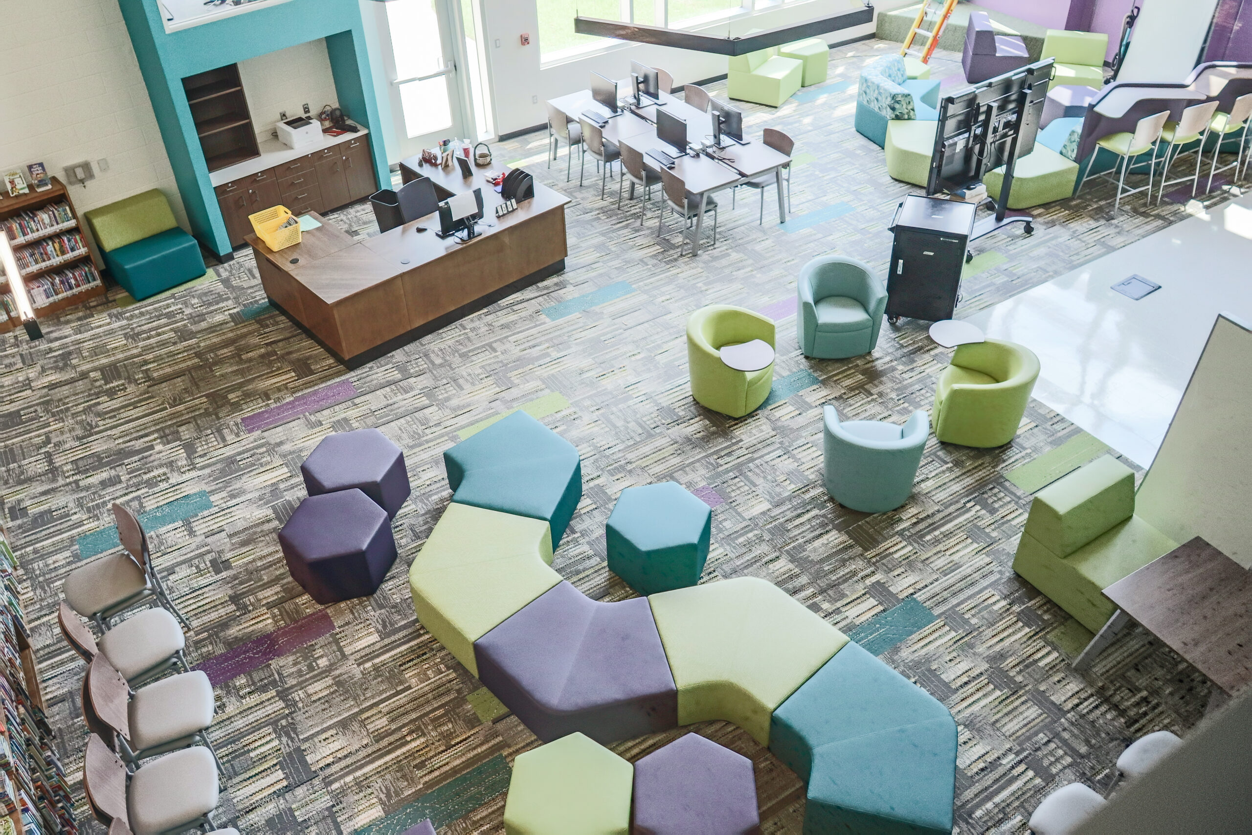 HON Furniture, School Furniture, Library Furniture, Media Room, Collaborative Seating